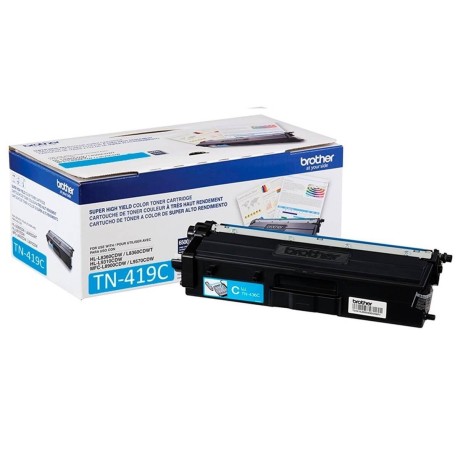 Cartucho Brother TN 419 HL L8360/MFC L8900 Cyan Original