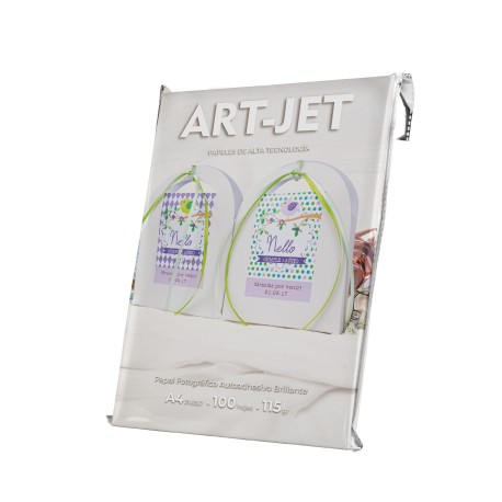 Papel Fotográfico Autoadhesivo Brillante A4 115G X20 HOJAS