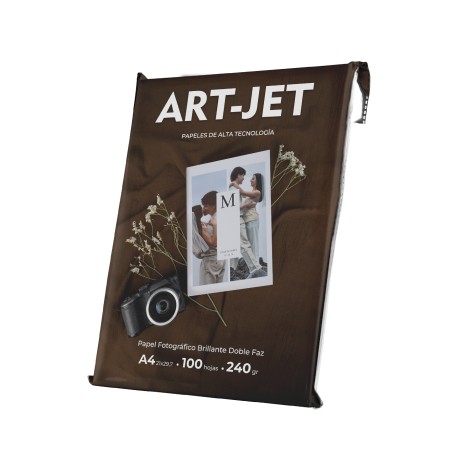 Papel Fotográfico Brillante Doble Faz A4 240G X100 HOJAS