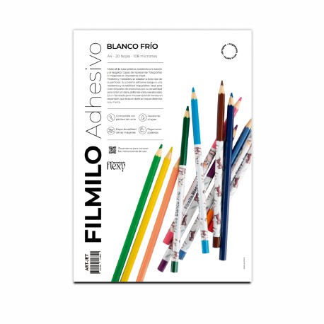 Filmilo Adhesivo Blanco Frío A4 X20 HOJAS