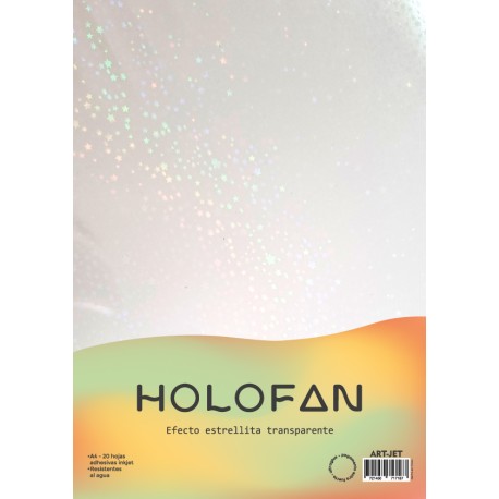 Holofan efecto Estrellita Transparente
