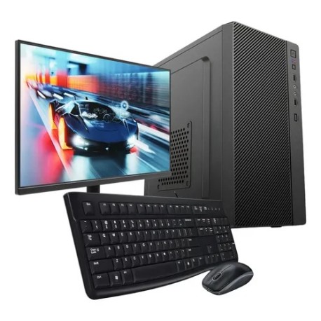 PC Escritorio con Monitor LED 19'', Teclado, Parlantes y Mouse USB